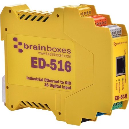 BRAINBOXES LTD Ethernet To 16 Digital Inputs ED-516